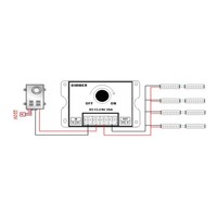 DC 12V/24V 30A PWM bouton ajuster la luminosité contrôleur de gradation LED bande lumineuse gradateur pour lumière LED couleur unique
