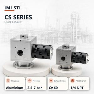 Soupape d'échappement rapide pneumatique en aluminium série Imi Sti Cs pour actionneur, huile, gaz, pétrochimie - Product Image 3