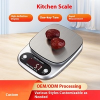 Timbangan Dapur Digital Bertenaga Baterai dengan Fungsi Penimbangan Makanan - Timbangan Elektronik Pintar Otomatis Mati OEM Aksesoris Peralatan Dapur