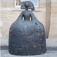 Escultura de Bronce de la Princesa Mariana de MUSI, de Alta Calidad, Estatua de Latón de la Reina Mariana de Manolo Valdés