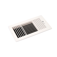 Grille d'aération carrée noire moderne en acier amovible pour entrepôt et salon – Système de ventilation au sol durable pour CVC