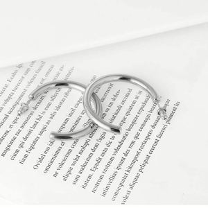 ต่างหูห่วงสแตนเลสสตีลชุบทอง 18K ขายส่ง - Product Image 5