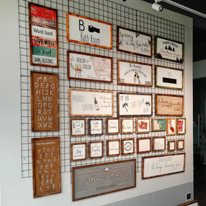 Ferme automne panneaux en bois pays décorations de <span class=keywords><strong>table</strong></span> murale idées de chambre décor pour salle à manger - Product Image 2