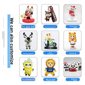 Figurine PVC personnalisée de dessin animé, peluche, vinyle floqué, boîte mystère, poupée animale en PVC, figurine d'animation personnalisée - Product Image 4
