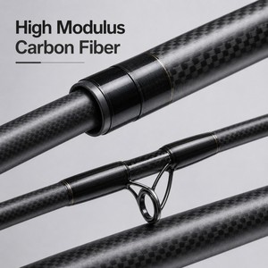 Canne à pêche télescopique en fibre de carbone Zeroring pour la <span class=keywords><strong>carpe</strong></span>, 5,4 m, canne rigide pour la pêche en <span class=keywords><strong>lac</strong></span>, OEM ODM, logo personnalisé, vente en gros - Product Image 3