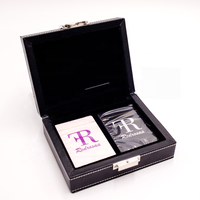 Étui de rangement pour cartes à jouer en papier personnalisé avec sac de rangement pour cartes, boîte pour usage familial, grande capacité et design durable