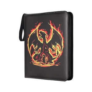 Álbum de Colección de Tarjetas de 4 Compartimentos para Pocket Monster, con Material de PU, para Tarjetas de Visita - Product Image 1