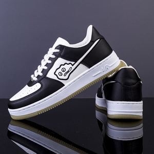 Baskets blanches Monster Printemps-Été 2026, style Ulzzang, chaussures de sport décontractées à semelle épaisse pour femmes, style universitaire - Product Image 1