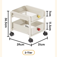 Chariot de rangement extensible en acier au carbone avec roues pour cartable d'enfant, idéal pour espaces étroits, vente en gros, usine OEM