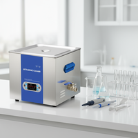 Nettoyeur à ultrasons de laboratoire 15L 360W à puissance réglable avec dégazage, très populaire