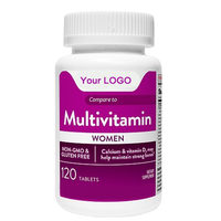 Marque distributeur Comprimés multivitaminés de complément nutritionnel de haute qualité pour femmes Pilules multivitamines