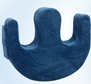 Coussin de soutien lombaire ergonomique en mousse à mémoire de forme, grand dossier en velours, design en tissu magnétique, fournitures de rééducation thérapeutique - Product Image 4