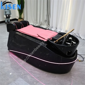 Kisen Meilleures ventes Lit de massage spa automatique intégral de luxe pour lavage capillaire et soin du cuir chevelu, pour salon et usage domestique - Product Image 2