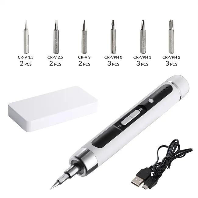 Electric Screwdriver 3.6V Cordless Rechargeable Screwdriver Set Pen Tool Kit Mini Portable Screwdriver