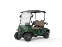 Voiturette de golf électrique 2 places avec batterie au lithium, personnalisable en couleur et logo, nouvelle arrivée, pour parcours de golf et complexe hôtelier