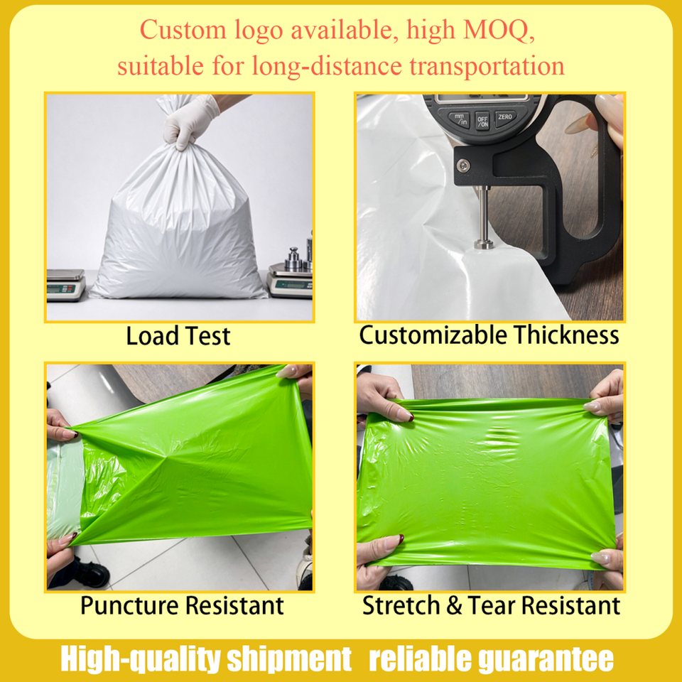 Waterproof HDPE/LDPE Poly Mailers Self Adhesive Three Side Seal ...