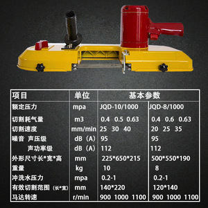 JQD-8/1000 Pneumatic Wire Saw 120x140mm Cutting Range Mining Underground Use - Product Image 1
