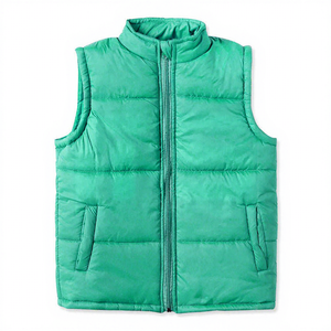 Men's Custom Logo Breathable Lightweight Autumn Casual Puffer Vest with Canvas Fabric Outdoor Body <b>Warmer</b> - Product Image 1