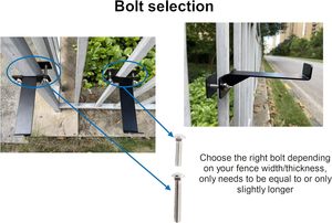 Versión mejorada Maceta Caja Soportes para colgar al aire libre barandilla soporte fijo para maceta - Product Image 6