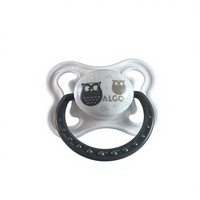 Sucette pour bébé en silicone de qualité alimentaire, sans BPA, écologique, durable, souple, motif de dessin animé, débit variable, nouveau-né 0-12 mois