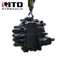 Vanne de commande hydraulique RITO 14576336 pour systèmes d'excavatrices Hitachi ZX200 ZX210 EX200 – Ensemble de vanne principale pour excavatrice