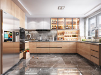 Banc en marbre personnalisé, armoire de cuisine shaker bleu foncé, rangement pour cuisine commerciale