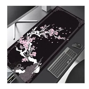 Japanese Large Mouse Pad Black Pink Kawaii Desk Mat Table XXL Pad for Computer Mouse Carpet mousepad suppliers