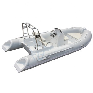 Bateaux pneumatiques rigides en fibre de verre Orca PVC Hypalon de 13 pieds CE RIB 390 des Pays-Bas pour l'<span class=keywords><strong>aviron</strong></span> - Product Image 1