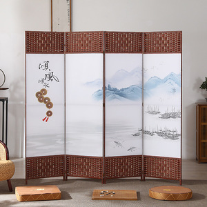 Gấp Màn hình Phòng Divider Phong cách Trung Quốc bằng gỗ màn hình gỗ Mô hình phòng Divider - Product Image 2