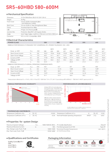 Panel solar bifacial de cristal único SUNPLUS para 580W - Product Image 5