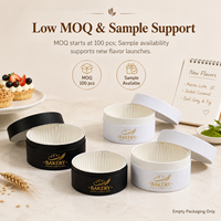 Tubo de Papel Kraft con Logotipo Personalizado, Apto para Horno a 200°C, para Empacar Mini Pasteles, Snacks y Alimentos para Mascotas - Cajas Ecológicas para Pasteles al por Mayor