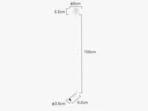 Modern 7W 10W LED Işık Raylı Sarkıt Teleskopik Ayaklı Siyah Spot Aydınlatma Restoran Aydınlatması için Alüminyum 48V Manyetik Raylı Lamba - Product Image 5