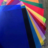 Feuilles de PVC transparentes en PP coloré faites à la main, profilés en plastique givré, matériaux pour la maternelle, découpe personnalisée