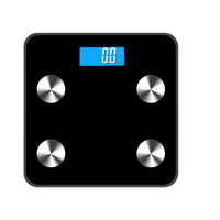 Báscula Electrónica de Composición Corporal de Venta Directa de Fábrica, Báscula de Piso de Vidrio Templado y Plástico ABS, Báscula Inteligente