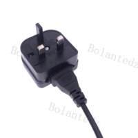 Adaptateur de prise UK, convertisseur de prise EU vers UK, 2 broches vers 3 broches, Europe vers UK, homologation BS CE BS-1363 UKCA