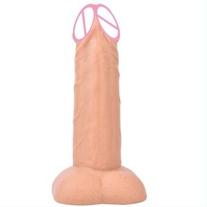 YOCY Dildo Realista de Silicona con Forma de Pene Humano, Impermeable, con Vetas, Estimulación del Punto G, Juguete Sexual Erótico Negro Grande - Product Image 2