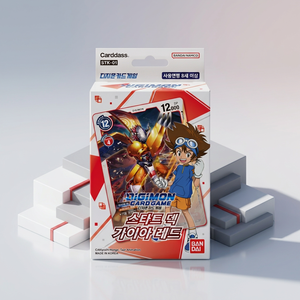 ชุดการ์ดเริ่มต้น Digimon TCG รุ่น STK-1 Gaia Red 54 ใบ การ์ดสำเร็จรูป ซีลเกาหลี การ์ดสะสมอนิเมะ ขายส่ง - Product Image 3