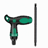 T-shaped Ratchet Screwdriver Phillips Flathead Dual-Head Strong Magnetic Tool Household Star-Type Repair Tool