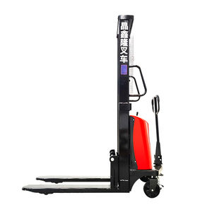 Apilador Semi-Eléctrico de 2 Toneladas de Operación Vertical, Venta Directa de Fábrica Jingxin, Montacargas Eléctrico con Llantas Sólidas para Uso en Interiores, de Tres Etapas - Product Image 4