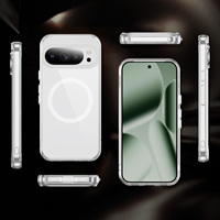 En stock – Coque de téléphone magnétique transparente et fine anti-rayures pour Google Pixel 10A – Prête à être expédiée en gros