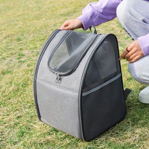 กระเป๋าเป้สะพายหลังสำหรับสัตว์เลี้ยง ดีไซน์ระบายอากาศได้ พกพาสะดวก - Product Image 4