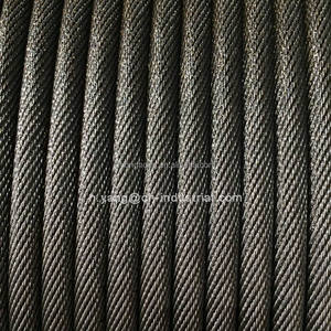 Cavo d'acciaio Anti-torsione della corda d'acciaio brillante all'ingrosso cavo Non rotante della fune della torre gru cingolata 35W * 7 fune d'acciaio - Product Image 5
