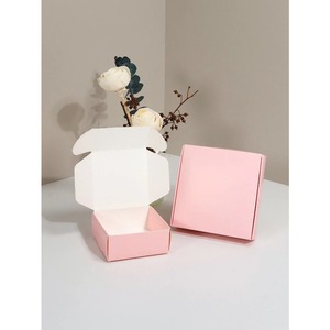 Customized Pink Cardboard Airplane <b>Box</b> Paper Gift <b>Packing</b> <b>Box</b> for Handmade Soap Jewelry DIY Craft - Product Image 6