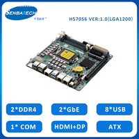 Placa base NAS con 6X puertos SATA3.0 i7 para lga1200 socket mini ITX placa base para NAS