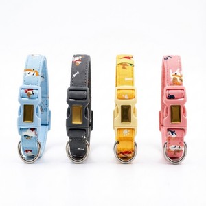 Kalung Anjing YG-113 Bahan Polyester Bernapas Motif Kartun Sport Fashion Personalisasi Gambar Anak Anjing - Product Image 1