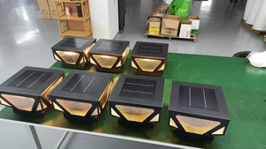 โคมไฟเสา LED กลางแจ้งแบบกันน้ำ รุ่นใหม่ สำหรับสวน วิลล่า ลานบ้าน IP65 ไฟเสาประตู ไฟสนาม ใช้พลังงานไฟฟ้า/พลังงานแสงอาทิตย์ - Product Image 6