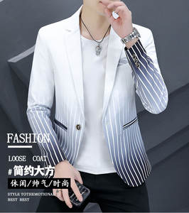 Traje pequeño Gradual para hombre, traje de peluquero personalizado para jóvenes, Traje individual, capa superior, novedad de primavera y otoño - Product Image 6