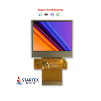 Layar LCD transfleksi 45pin resolusi TFT 320X240 2 inci dengan Panel sentuh kapasitif kategori produk layar sentuh