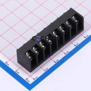 DBT50-6.35-8P-BK-P Barrier Terminal Block Through hole Component (THT),P=6.35mm Connector - Product Image 1