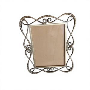 Tropical Iron Metal Photo <b>Frame</b> With Gold Finish Perfect For Home <b>Gallery</b> Walls And Office Living Rooms Decor Picture <b>Frames</b> - Product Image 1